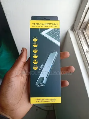 Type C to HDTV Converter. Hdmi, Rj45, Usb,