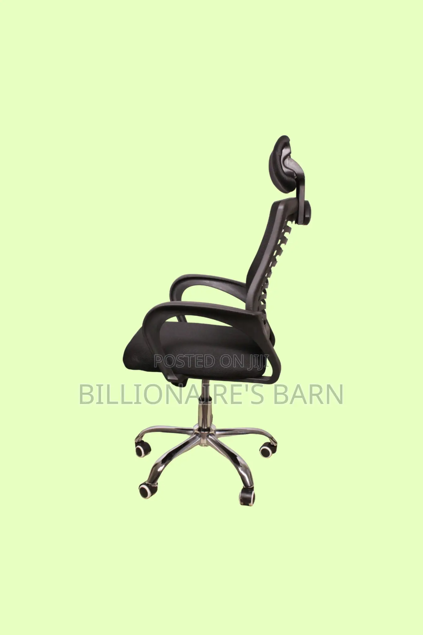 Secretarial Mesh Chair — Nylon Castors