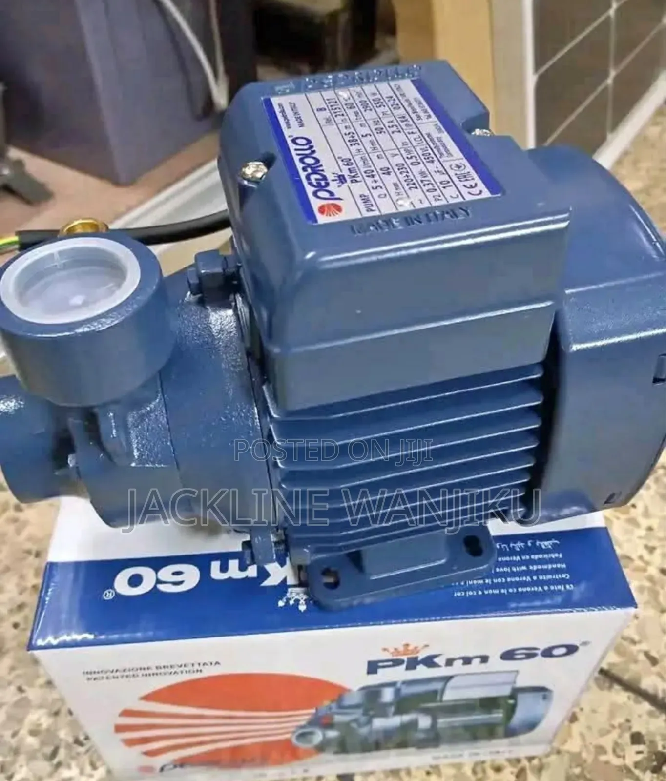0.5hp Pedrollo Surface Water Pump