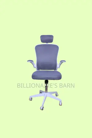 White Ergonomic Office Chair | Supportive Steel Frame
