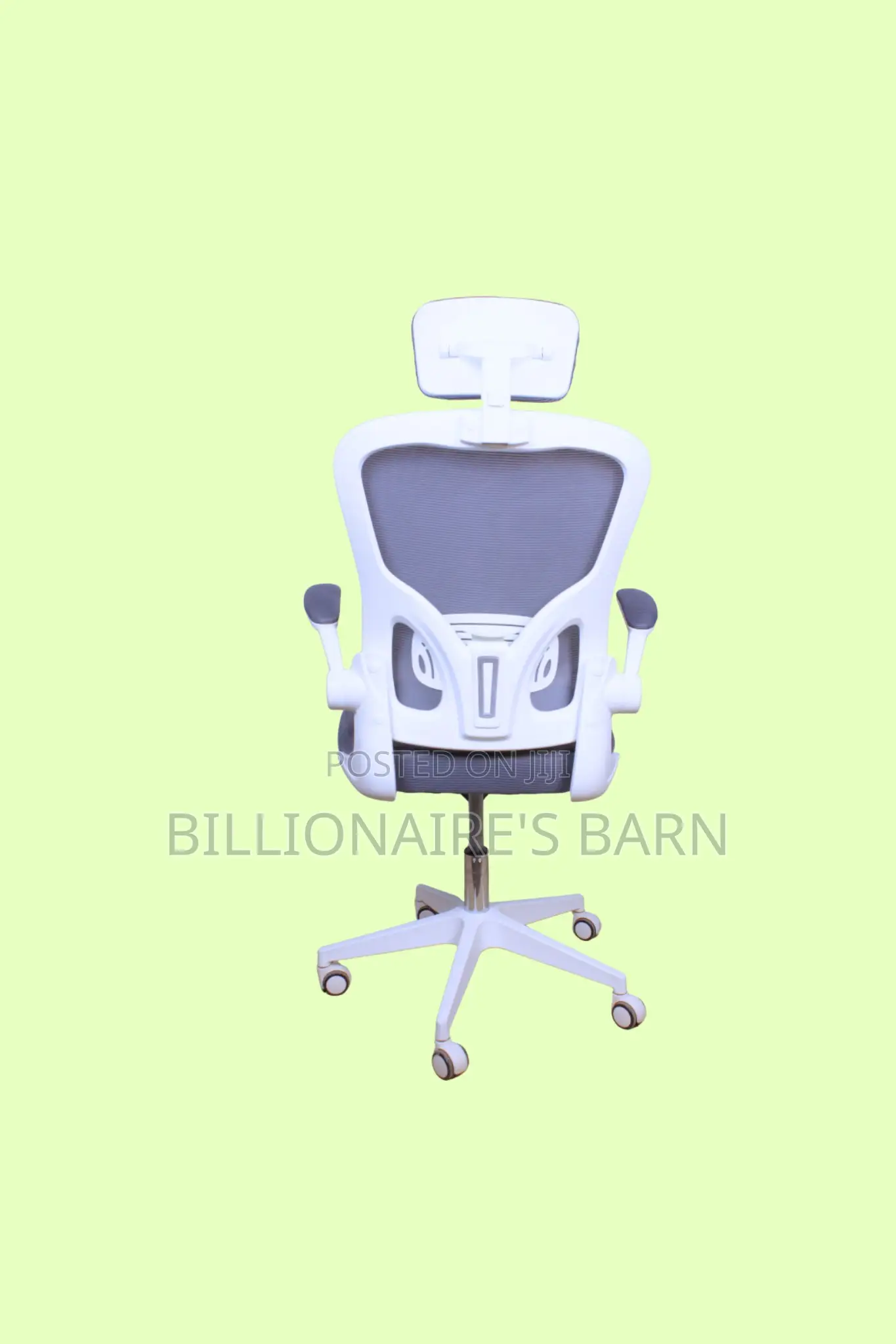 White Ergonomic Office Chair | Supportive Steel Frame