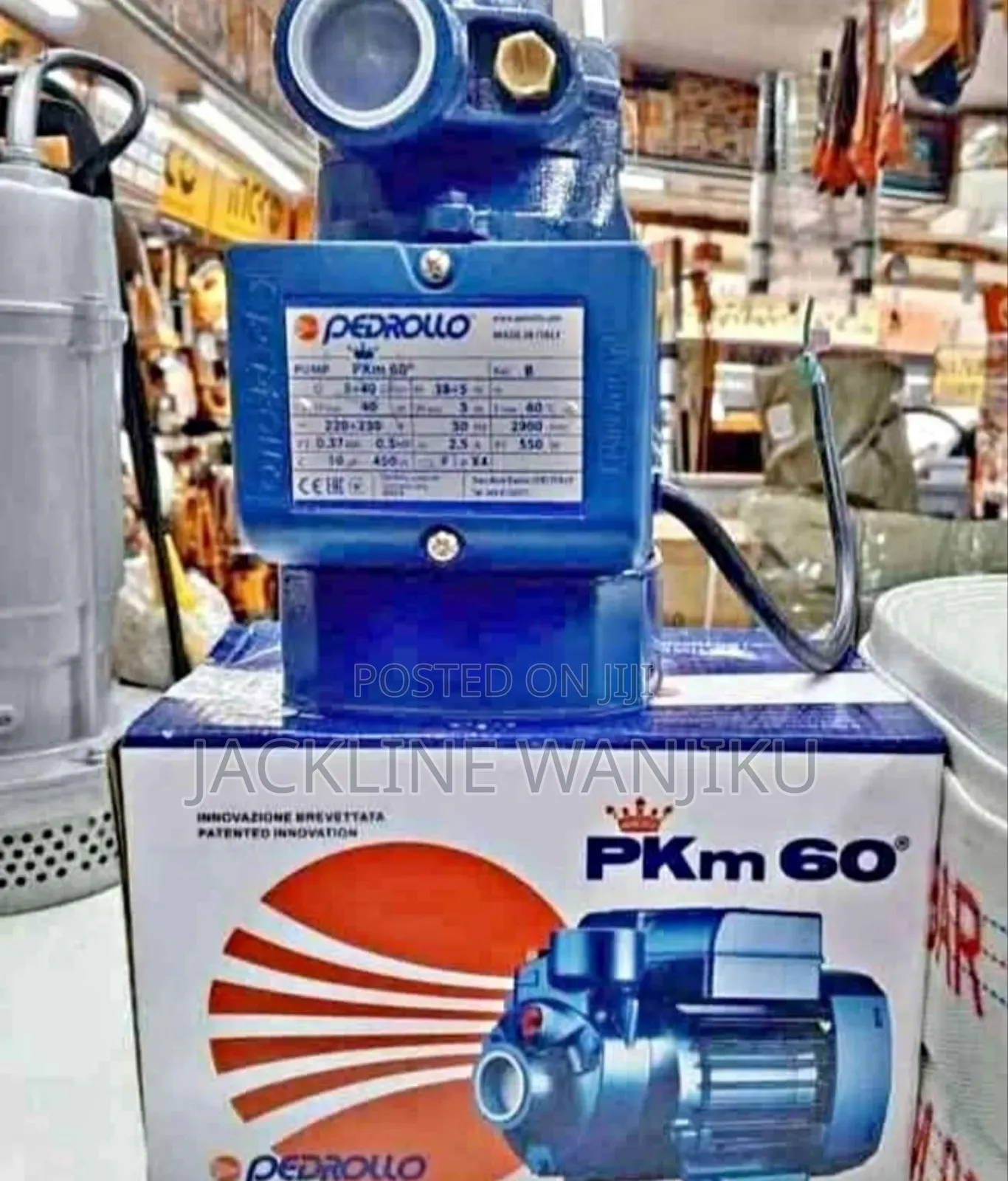 Pedrollo Water Pump Machine 0.5hp Pkm60/ Pedrollo Surface Pump