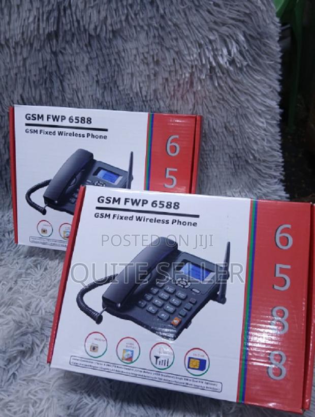 GSM FWP 6588 Fixed Wireless Phone - With Batteries 800ma-1 Piece