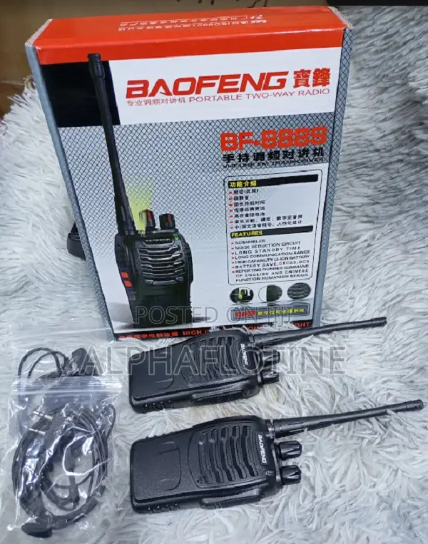 16 Channel Walkie Talkie-Baofeng BFF-888s