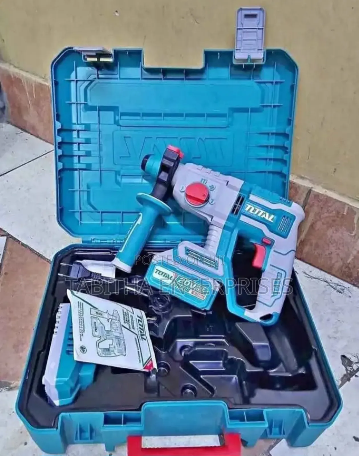 Total 20vts Industrial Cordless Rotary Hammer