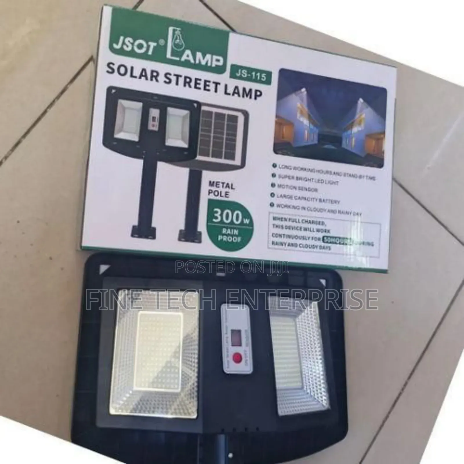 300w Solar Sensor Street Light Lamp