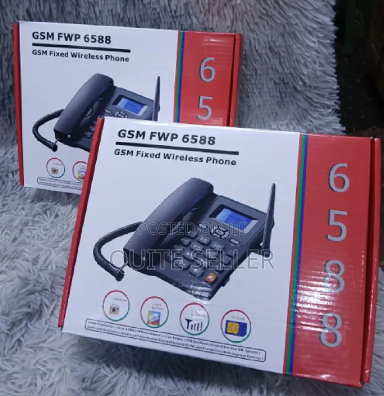 New GSM FWP 6588 Fixed Wireless Phone - With Maximum Power 0.25/ 0.5w.