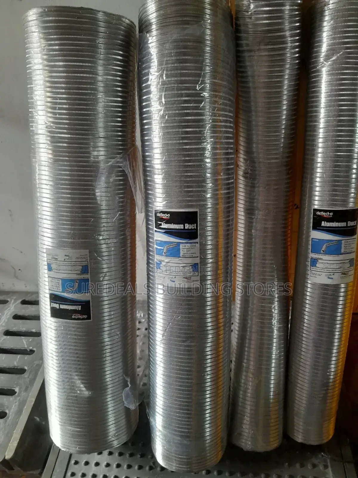 Aluminium Duct 4m,150mm