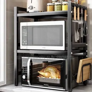 Expandable Double Layer Microwave Stand