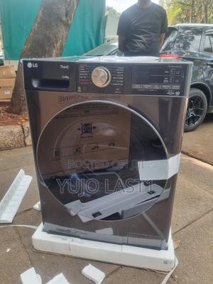 Lg 12/8kg F4v9bdp2ee Front Load Washer Dryer- Black - thumbnail 2
