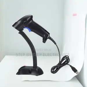 Accurate Pos Barcode Scanner Usb Wired With Adjustable Stand