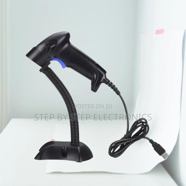 Accurate Pos Barcode Scanner Usb Wired With Adjustable Stand