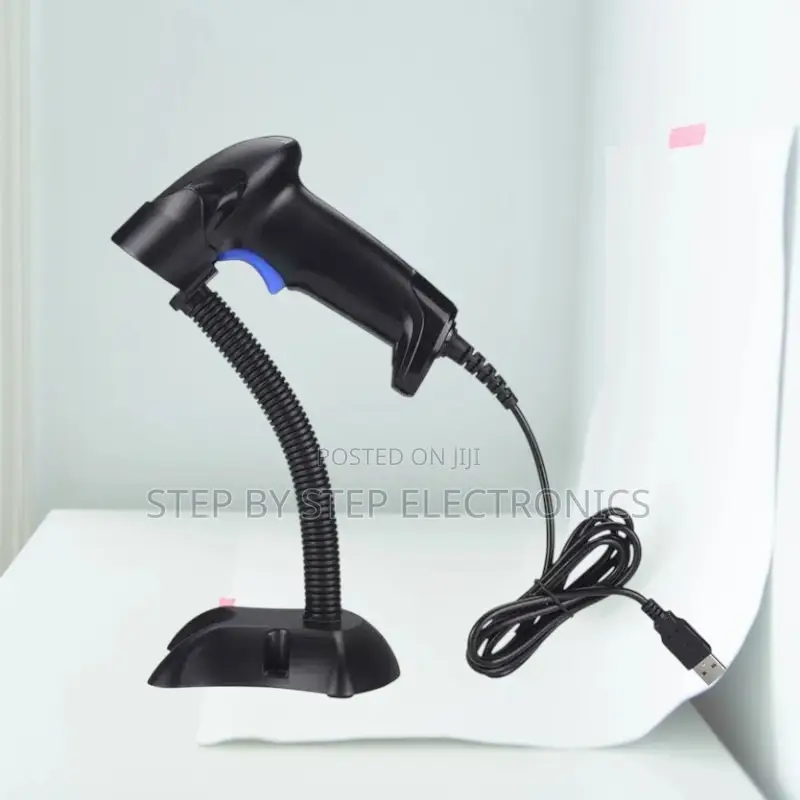 Accurate Pos Barcode Scanner Usb Wired With Adjustable Stand