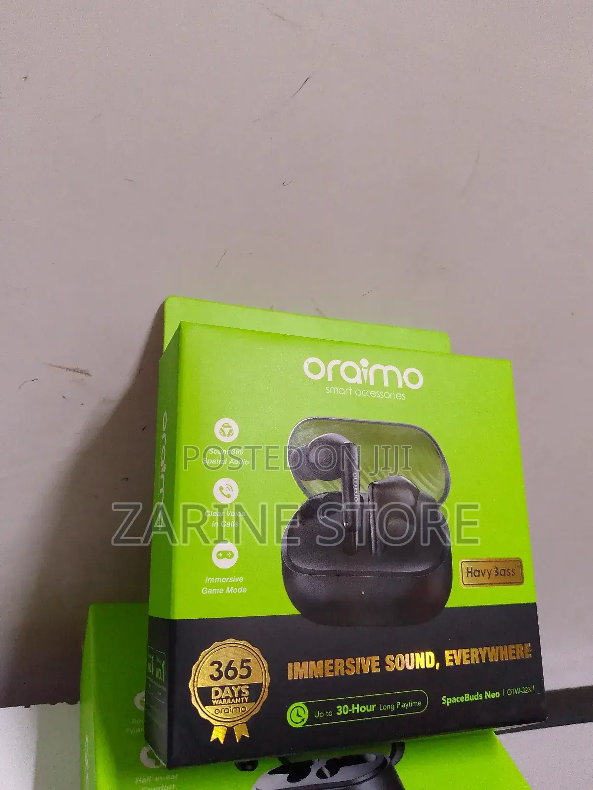Oraimo Earpods Immersive Sound Havybass Clear Voice in Calls