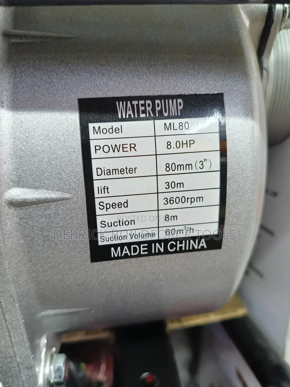 Milano 3" 8hp Gasoline Water Pump