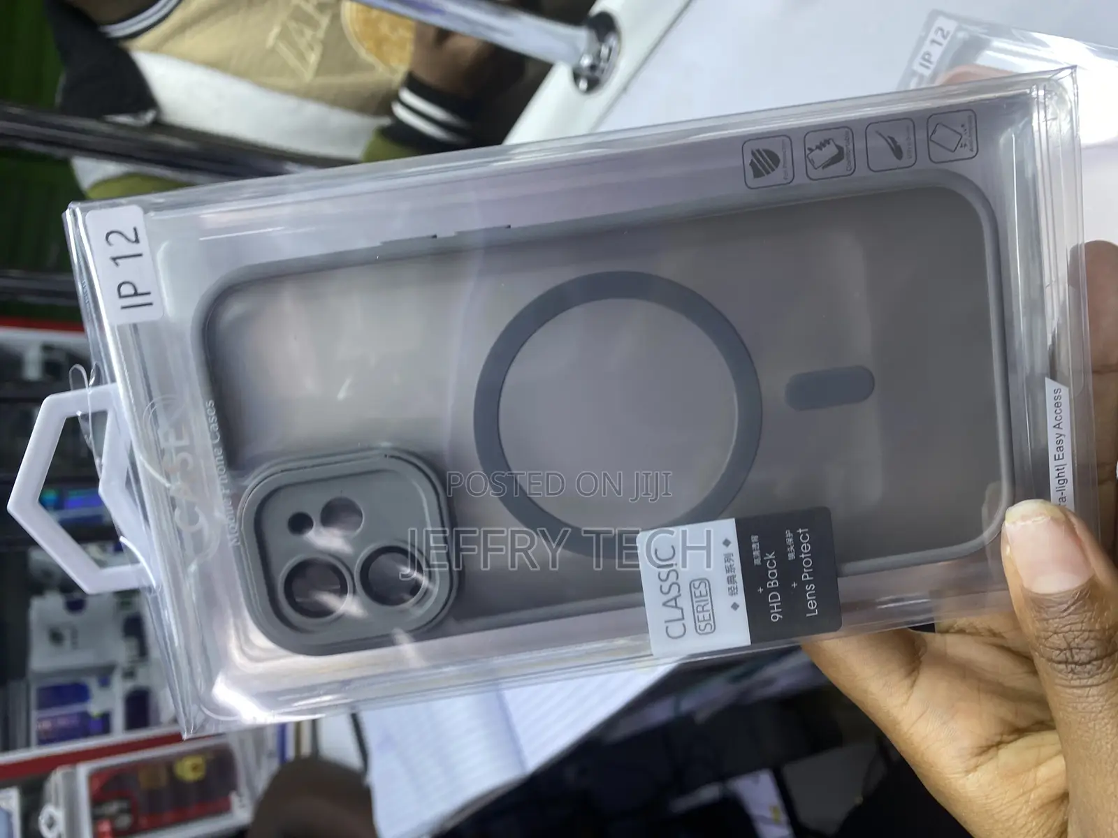 Fiwerty Magsafe Translucent Matte iPhone 12 Back Case
