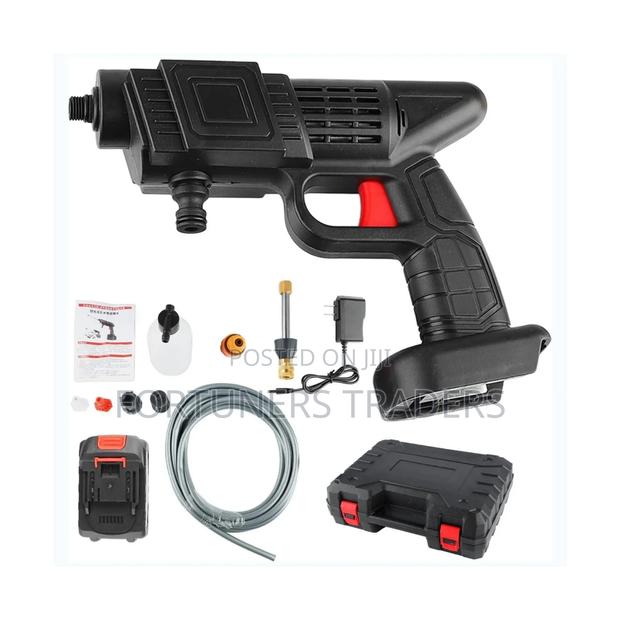 Cordless Electric High Pressure Car Washing Water Gun - Rechargeable