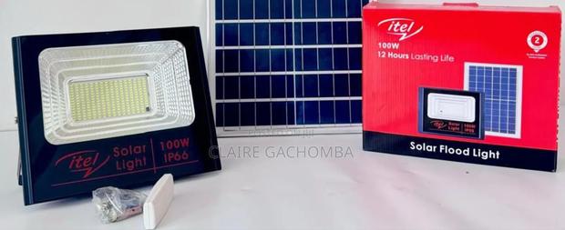 Itel Solar Powered 100watts 15 Hours Lasting Life Solar Floodlight