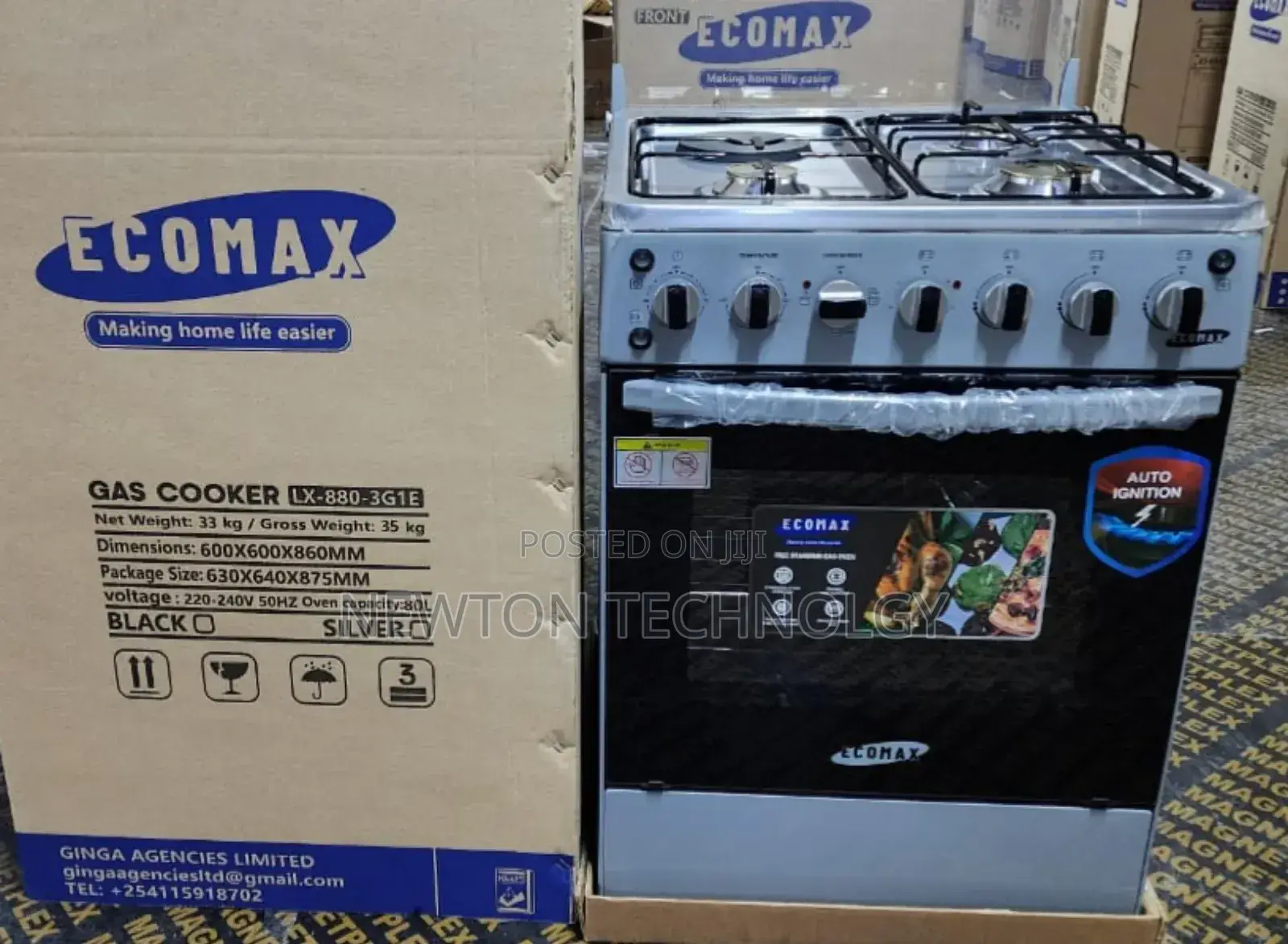 Ecomax 60*60 3+1 Standing Cooker