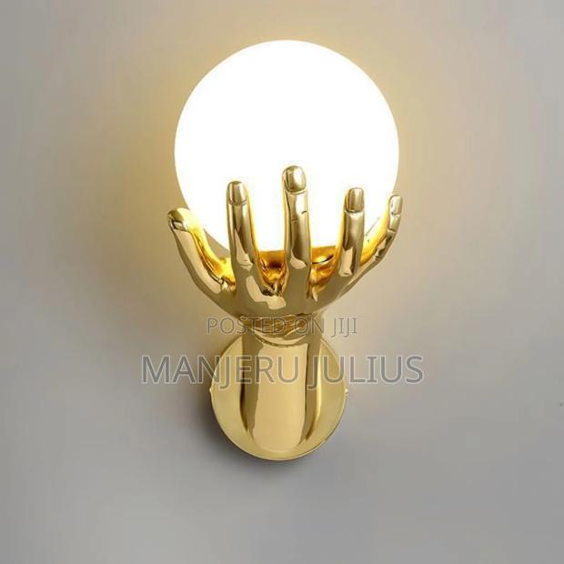 Golden Hand Wall Light - main view