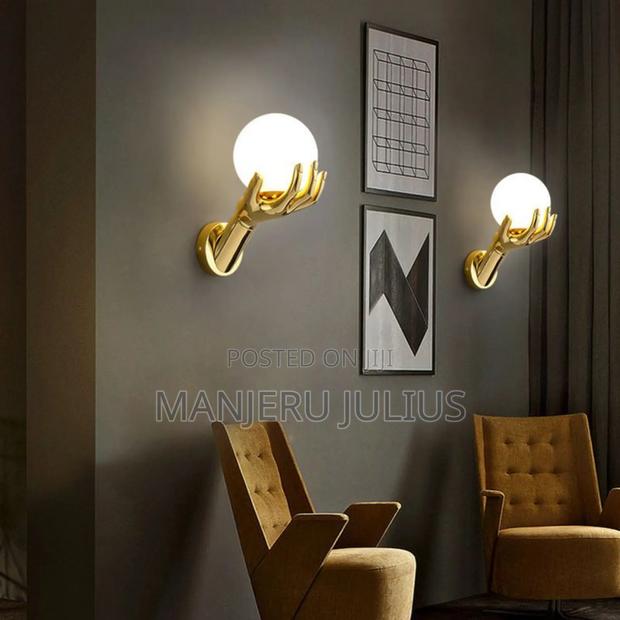 Golden Hand Wall Light - thumbnail 2