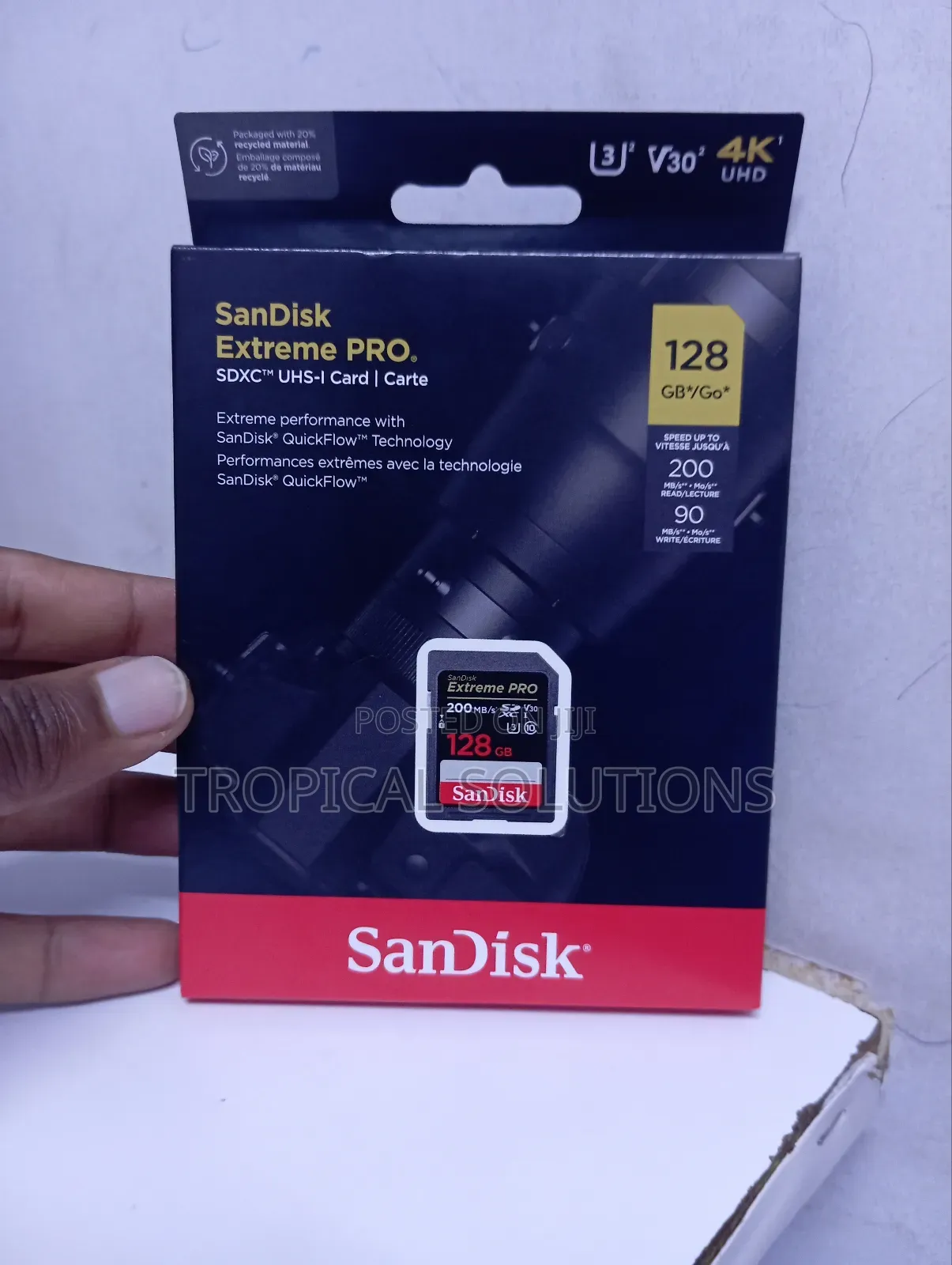 128gb Sandisk Extreme Pro SDHC Card for Camera 128gb