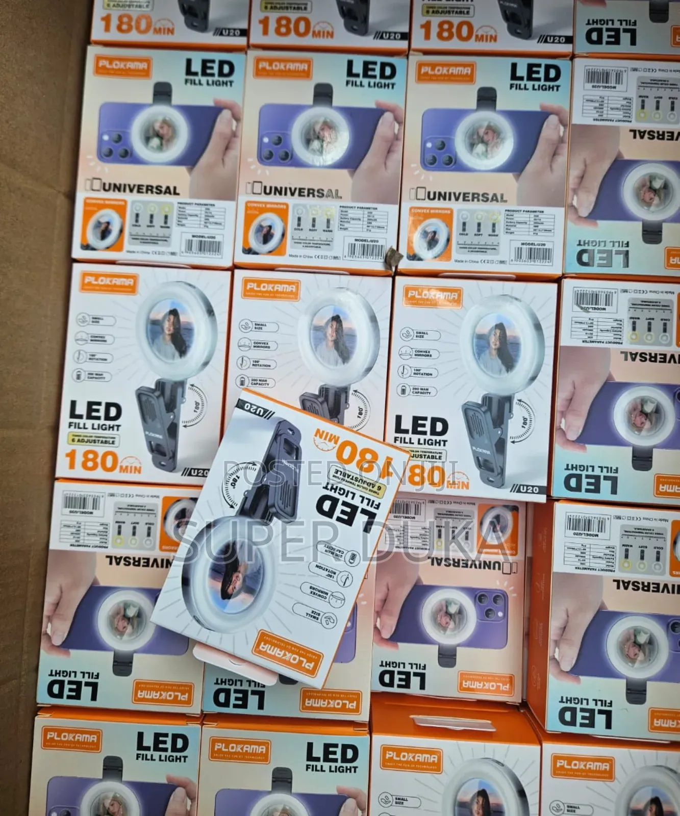 Mini Selfie Ring Light. Plokama Led Fill Light.