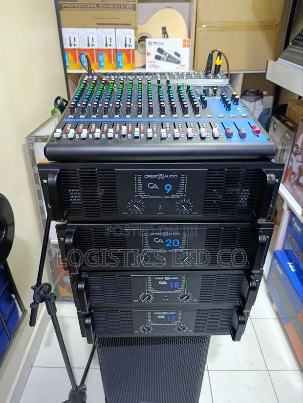 Crest Audio Ca9 Long Press Button Professional Power Amplifier
