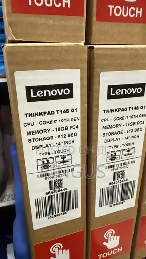 New Laptop Lenovo ThinkPad T14 G1 16GB Intel Core I7 SSD 512GB