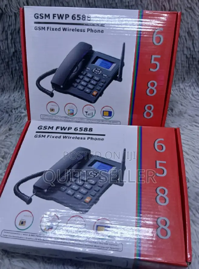 GSM Fixed Wireless Phone - Sim Card Slot -6588 Standby Time: 48 Hours