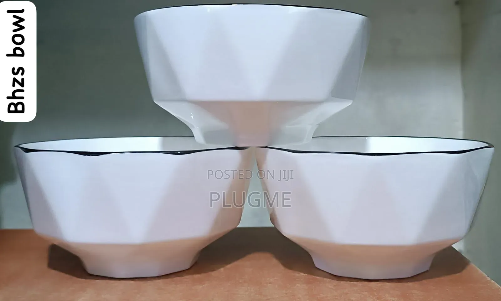 6" Hexagonal Japanese Bowls