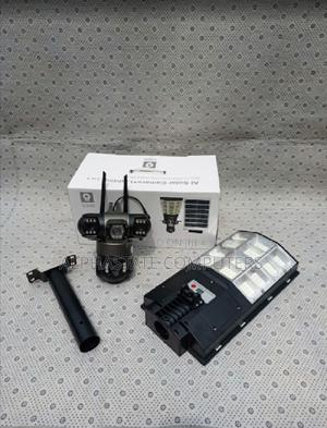 Triple Lense Solar 4g With Floodlight Camera Night Vision