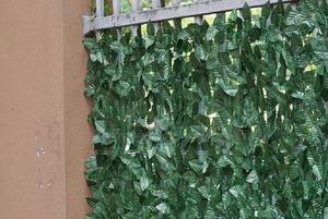 Stylish Outdoor Privacy Fence Dark Green 3 By1