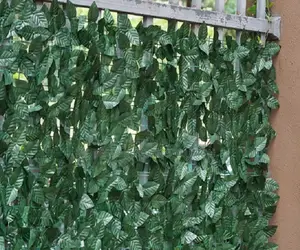Dark Green Privacy Fence 3 by 1 Balcony Long