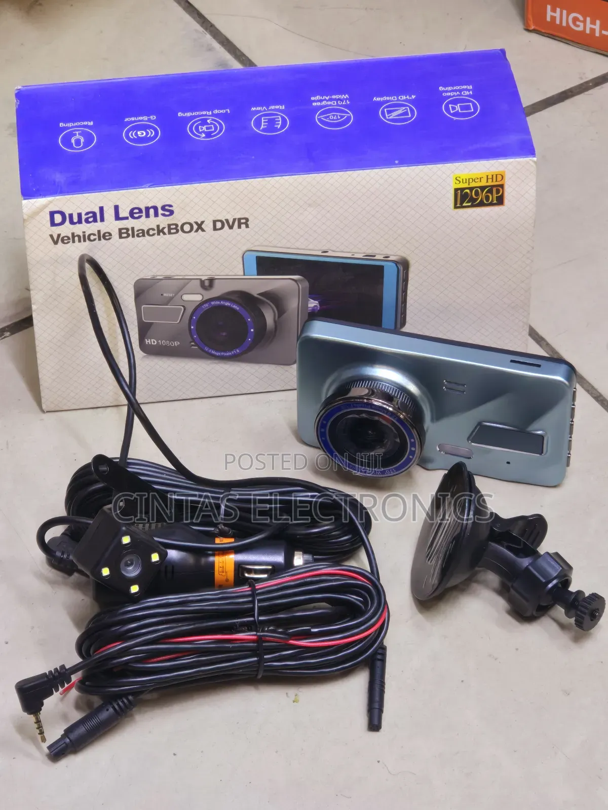 Dual Lens DVR With Reverse Camera