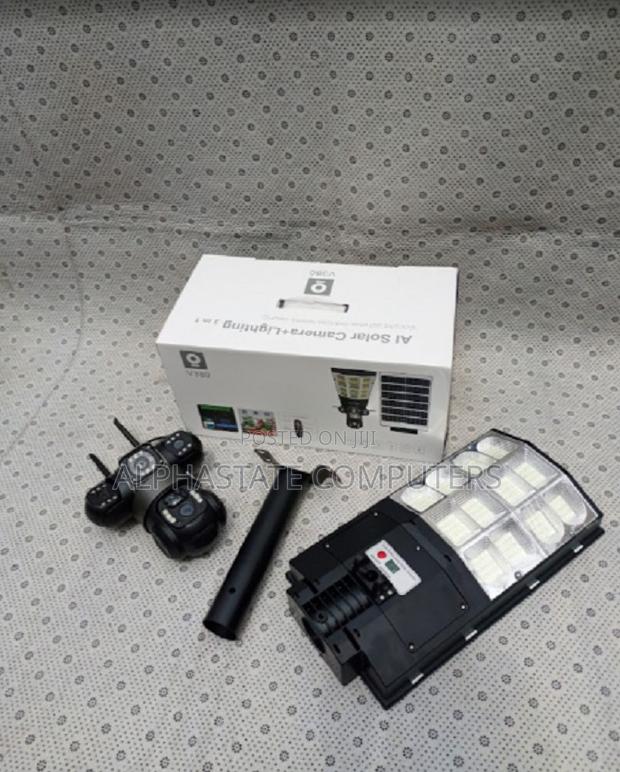 Solar Flood Light Street Light Solar 4g Triple Camera