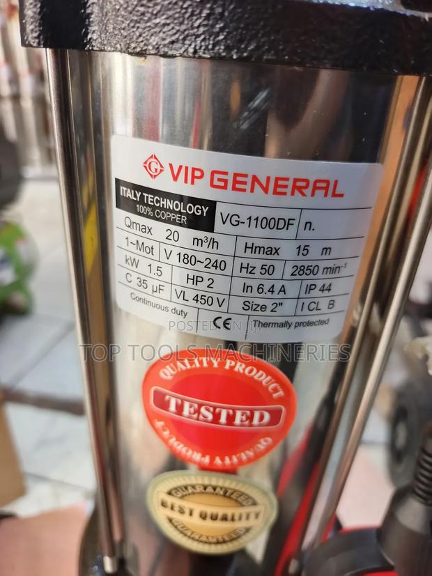 Vip General Sewage Pump 2hp 15m Head - thumbnail 3