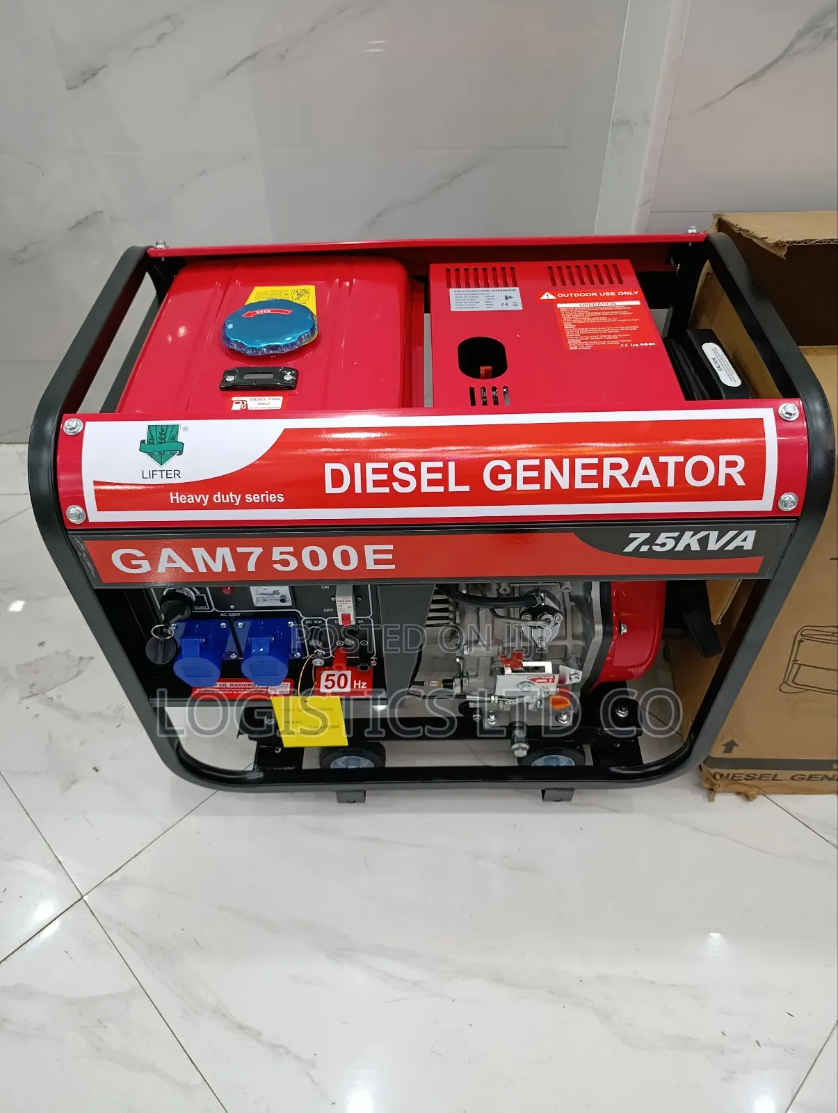 Gam 7500e 7.5kva Portable Diesel Generator