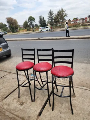 Red High Bar Sinatabu Chairs