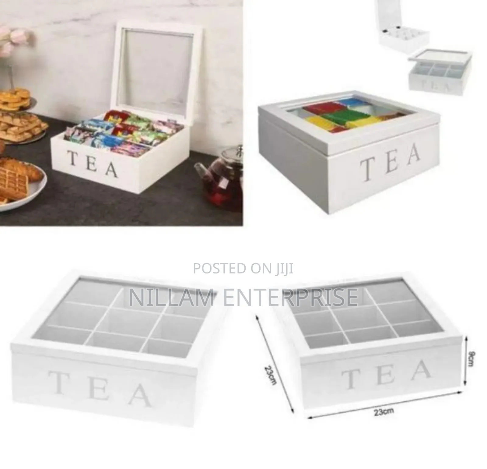 *9 Grid Teabags Organizer