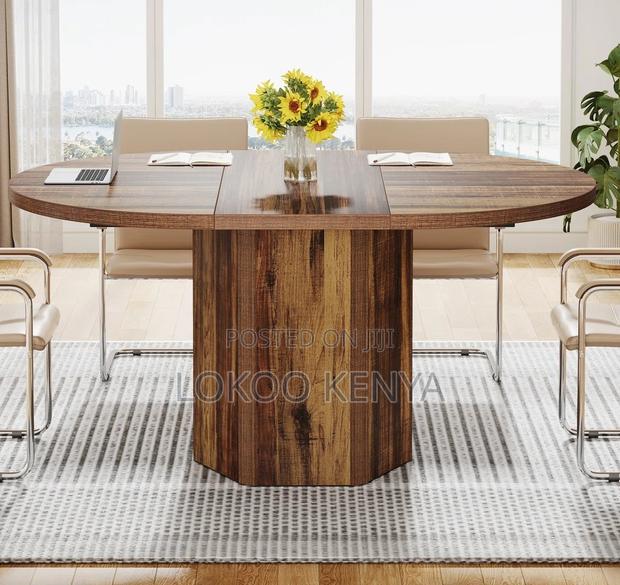 Office Table : Round Wooden ,Meeting Table