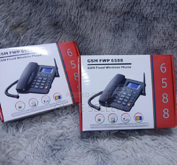 GSM Fixed Wireless Phone Ets-6588 - Supports SMS and Fm Radio