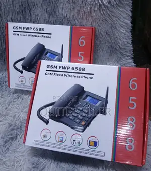 GSM Fixed Landline Wireless Desktop Phone 6588 - Compatible Telephone