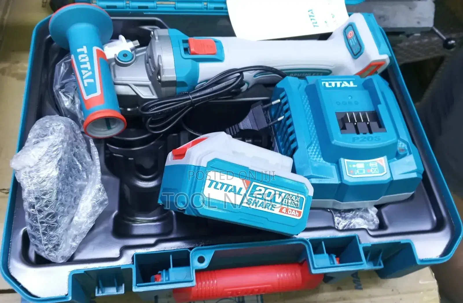 Total Cordless Angle Grinder