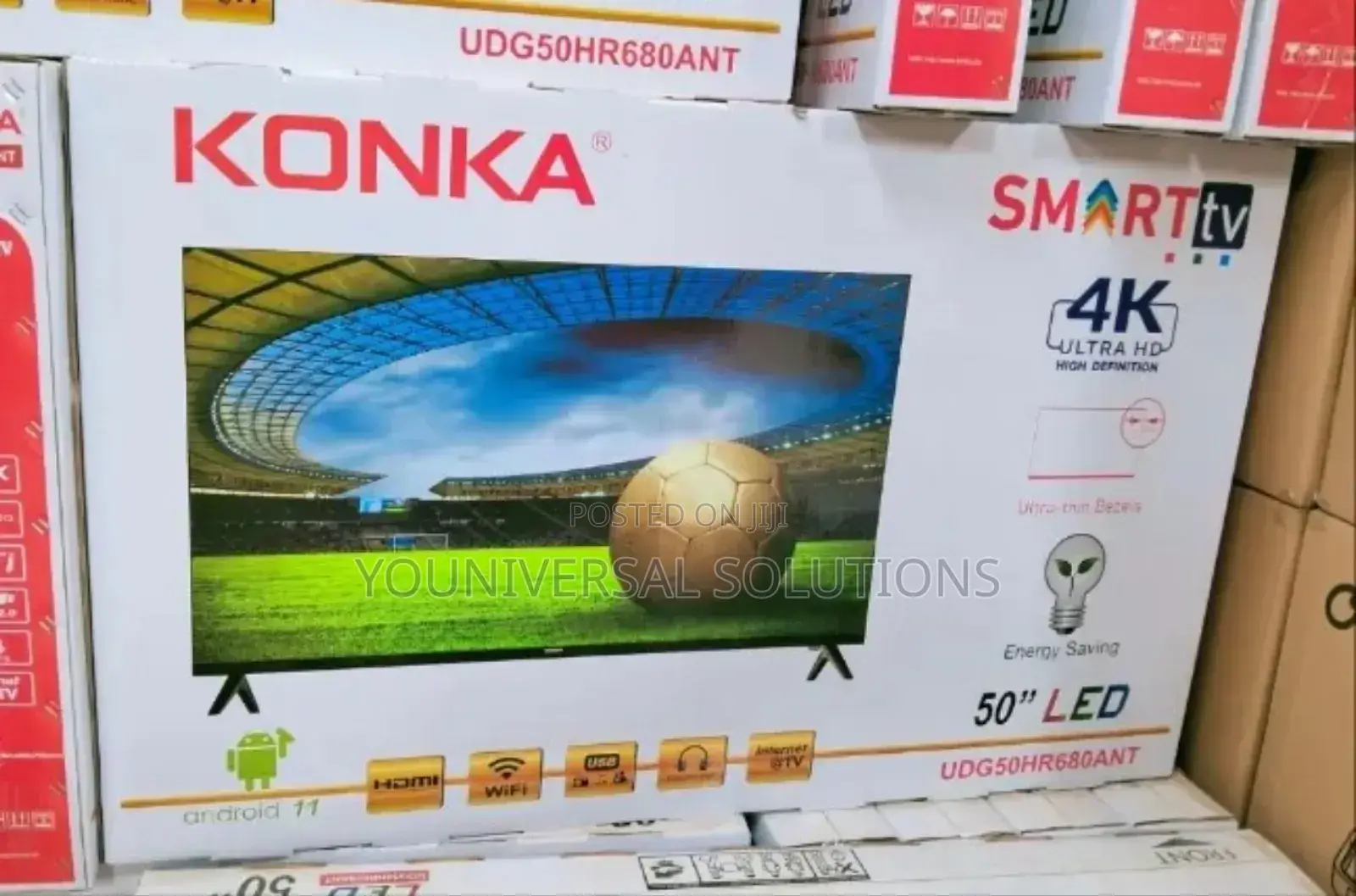 50 Inches Konka Smart Android 4 K Frameless Tv