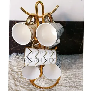 Gold Zig Zag Tree Cups/Mugs