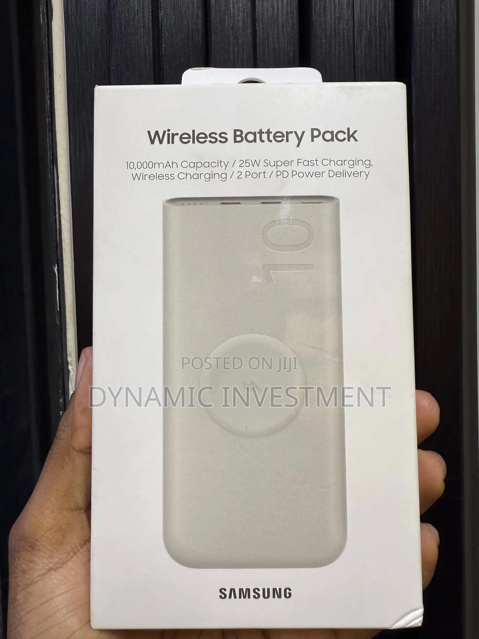 Samsung 25w 10,000 Mah Super Fast Wireless Battery Pack/Power Bank