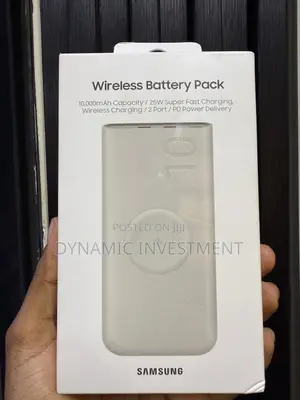 Samsung 25w 10,000 Mah Super Fast Wireless Battery Pack/Power Bank