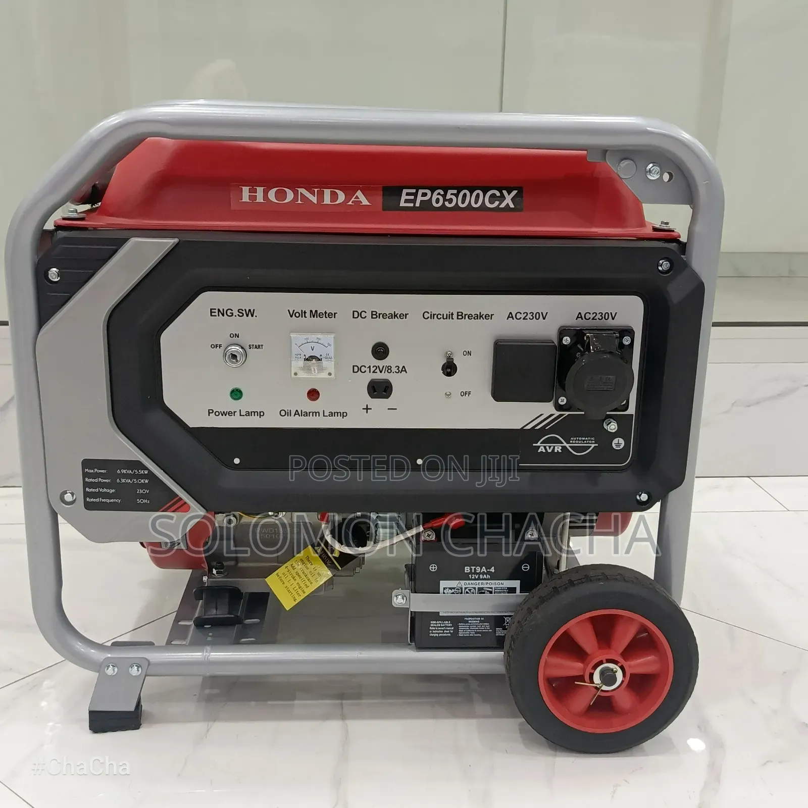 Honda Ep6500cx 6.9kva /5.5kw With Avr Gasoline Generators Portable