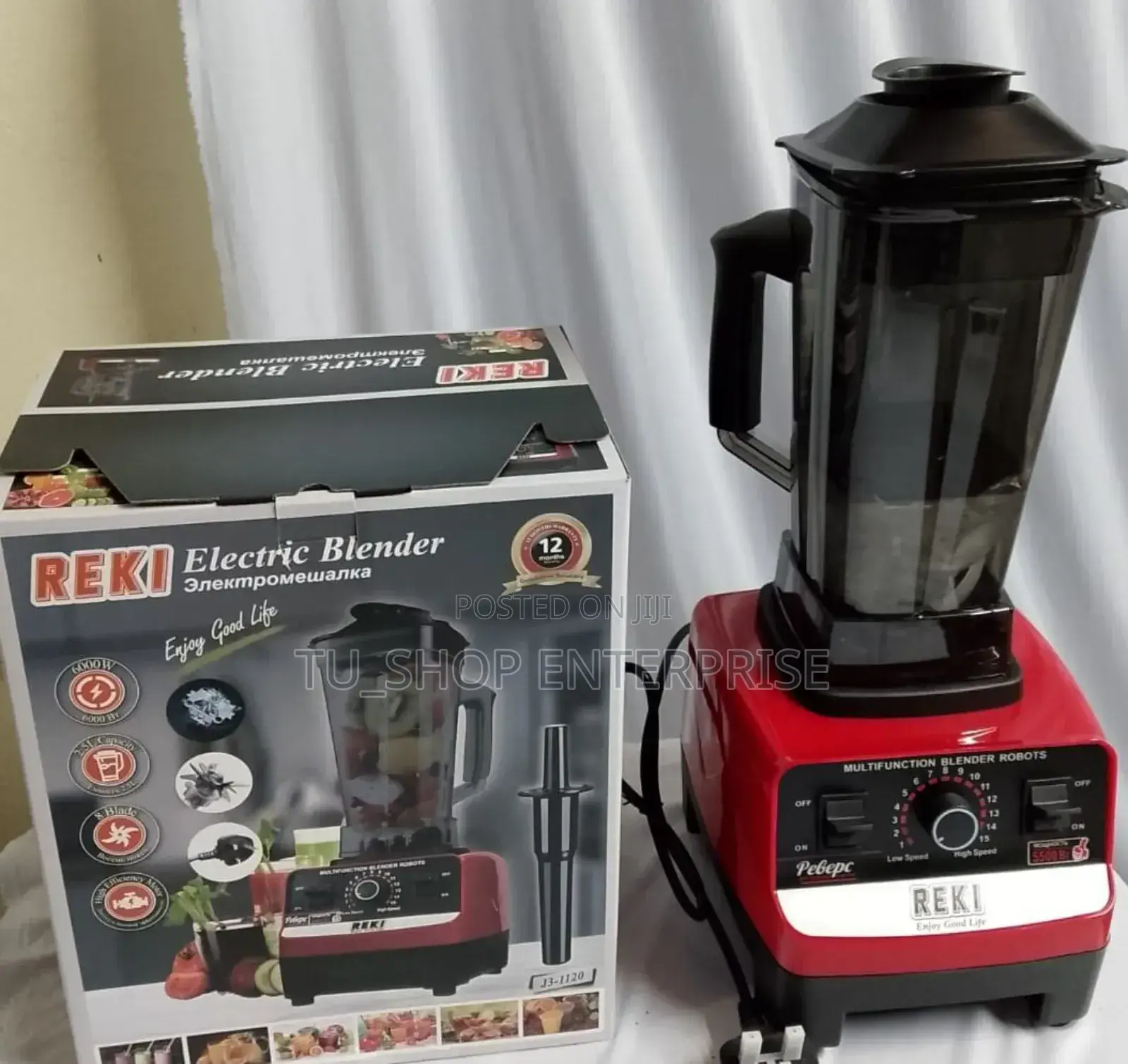 Heavy Duty 2in1 Silver Krest Blender